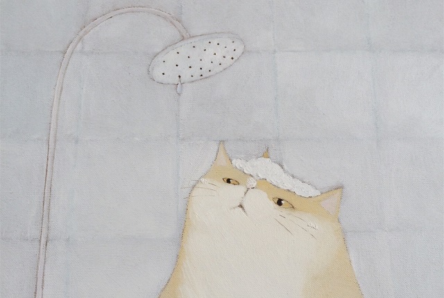 顾湘个展"我爱小猫 小猫爱我"