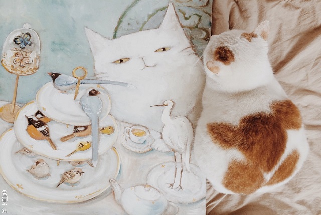 顾湘个展"我爱小猫 小猫爱我"